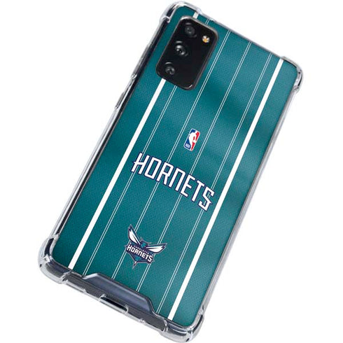 NBA Charlotte Hornets Jersey Galaxy S20 FE Clear Case